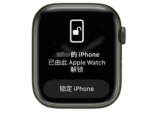 恩施苹果手机维修分享用 AppleWatch 解锁配备面容 ID 的 iPhone方法 