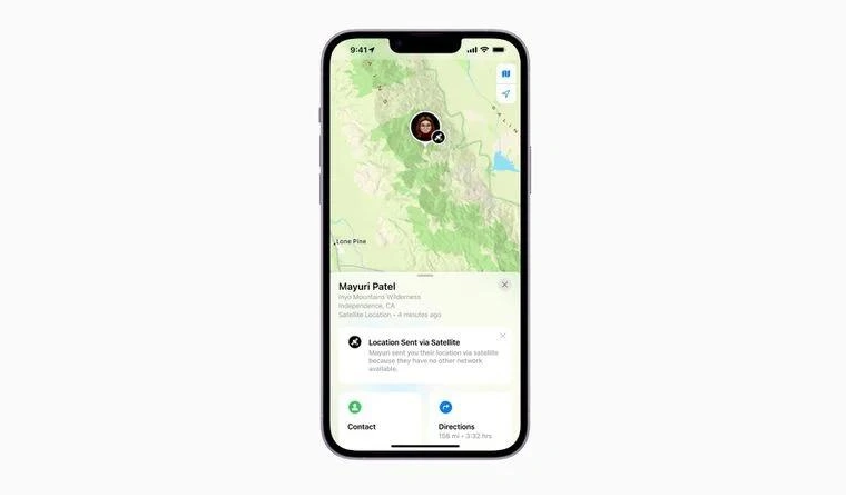 恩施苹果14维修分享iPhone14系列中 FindMy功能通过卫星分享位置方法教程 