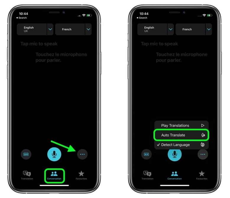 恩施苹果手机维修分享iOS 15 “翻译” App 新改进 
